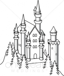 castle clipart black and white 6 | Clipart Station