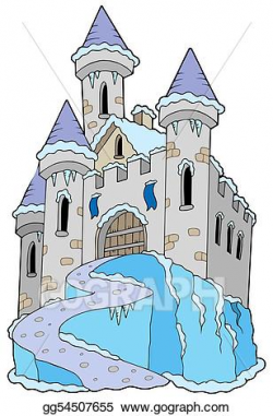 Stock Illustration - Frozen castle. Clipart gg54507655 - GoGraph