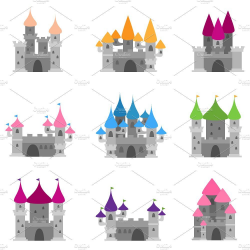 Castles Vectors and Clipart | Castles, Illustrators and Prints