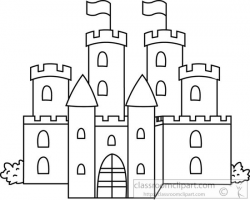 Free Castle Outline Cliparts, Download Free Clip Art, Free Clip Art ...