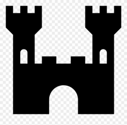 Simple Clipart Castle - Castle Icon Png Transparent Png ...