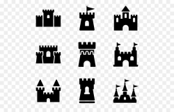 Symbol Computer Icons Castle Clip art - fantasy city png download ...
