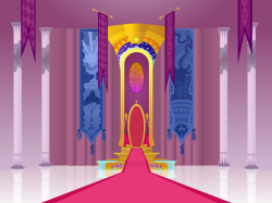 Canterlot Throne Room Front View by Hunternif.deviantart.com on ...