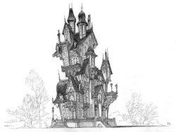 28+ Collection of Transylvania Castle Drawing | High quality, free ...