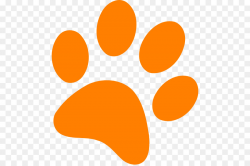 Tiger Black panther Cat Clemson University Dog - Cougar Paw Clipart ...