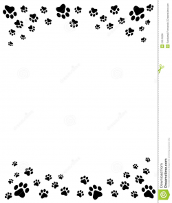 free cat clip art | Cat And Free Dog Clip Art Borders Paw Prints ...