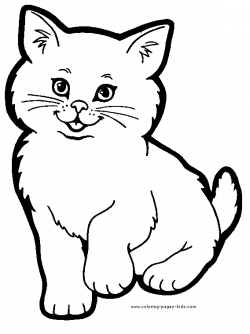 cat color page, animal coloring pages, color plate, coloring sheet ...
