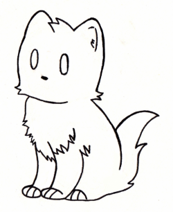 Cute Cat Drawings Simple Cute Cat Drawing - Clipart Best - Drawing ...