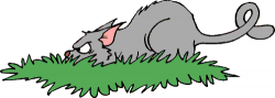 Cat Hunting Clipart