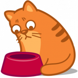 Cat hungry Icon | Cat Force Iconset | Iconka.com