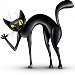 Angry Black Cat Icon, PNG ClipArt Image | IconBug.com