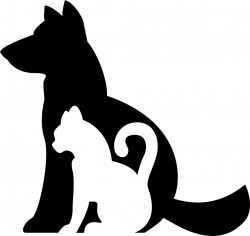 Dog And Cat Silhouette Clip Art Free at GetDrawings.com | Free for ...