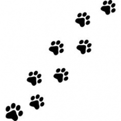 cat paw print | Cat Paw Prints clip art - vector clip art online ...