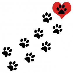 Kitty Paw Print Clip Art Kitty Paw Print Clip Art Love Heart Dog Paw ...