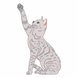 Clipart - Cat Pose Side