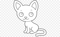 Black cat Kitten Clip art - Simple Cat Cliparts png download - 490 ...