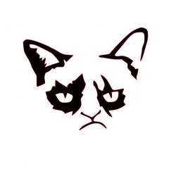 Grumpy Cat - Clip Art Library