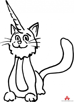 Cat with Unicorn | Free Clipart Design Download