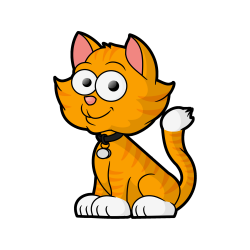 FREE Cartoon Cat Vector Clip Art - Jamie Sale