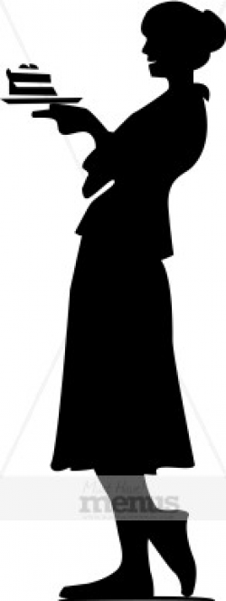 Waitress Silhouette at GetDrawings.com | Free for personal use ...