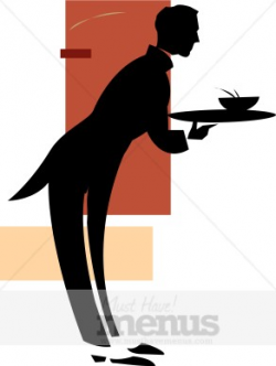 Food Waiter Clipart | Catering Clipart