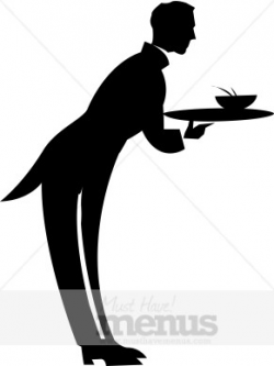 Waiter Clip Art | Catering Clipart