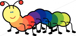Rainbow Caterpillar | Childrens Church Clipart