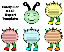 Caterpillar Book Report Set - Colorful & Story Elements | Documents ...