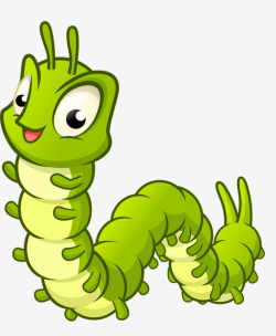Cartoon Caterpillar, Cartoon, Caterpillar, Millipede PNG Image and ...