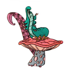 The Caterpillar Disney's Alice in Wonderland Cartoon Character Iron ...