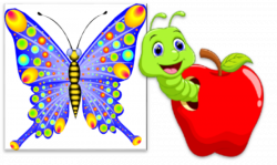 Calverley C of E (VA) Primary School - Butterfly and Caterpillar