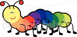 Colorful Caterpillar Clipart | Bug Clipart