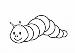 caterpillar clipart black and white 6 | Clipart Station