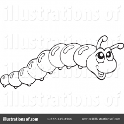 Caterpillar Clipart #231360 - Illustration by visekart