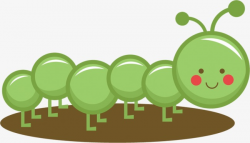 Cartoon Caterpillar, Reptile, Insect, Millipede PNG Image and ...