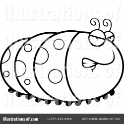 Caterpillar Clipart #1138517 - Illustration by Cory Thoman
