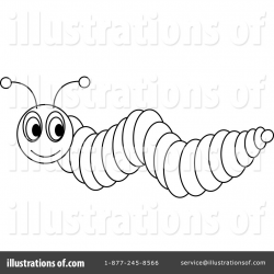 Caterpillar Clipart #97214 - Illustration by Pams Clipart