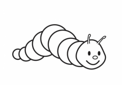 Caterpillar Outline | Free download best Caterpillar Outline ...