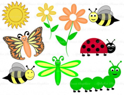 Spring Clothing Clipart Spring Ladybug Caterpillar | bee | Pinterest ...