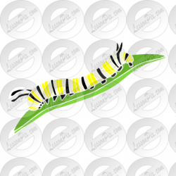 Caterpillar Stencil for Classroom / Therapy Use - Great Caterpillar ...