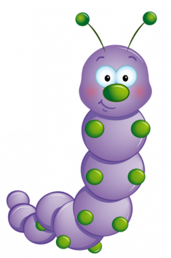 ✿⁀ purple caterpillar ‿✿⁀ | Inícial | Pinterest | Clip art ...