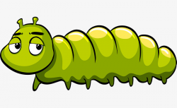 Green Cartoon Caterpillar, Vector Png, Caterpillar, Green ...