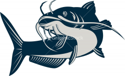 Catfish Jumping Stock Image | drawings I like | Pinterest | Catfish ...