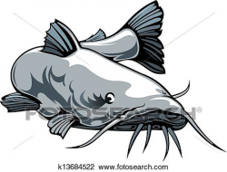 catfish clipart clipart of nice catfish k13684522 search clip art ...
