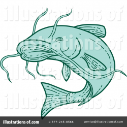 Catfish Clipart #1441994 - Illustration by patrimonio