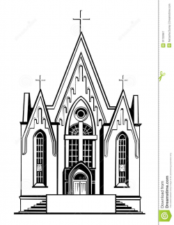 28+ Collection of Catholic Church Clipart Black And White | High ...