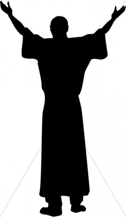 Catholic Priest Silhouette at GetDrawings.com | Free for personal ...