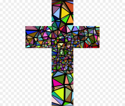Window Stained glass Christian cross Clip art - catholic png ...