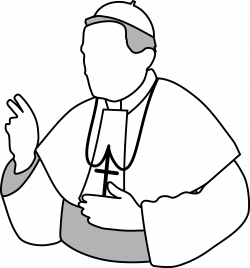 Clipart - pope