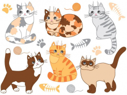 ❤ More Cat Clip Art can be found here: http://etsy.me/2o9xmRk ITEM ...